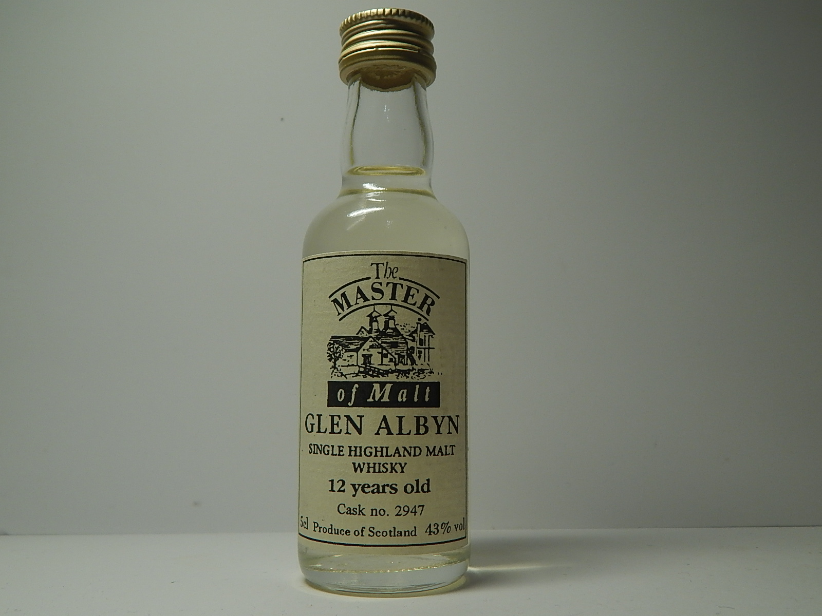 SHMW 12yo "Master of Malt" 5cl 43%vol